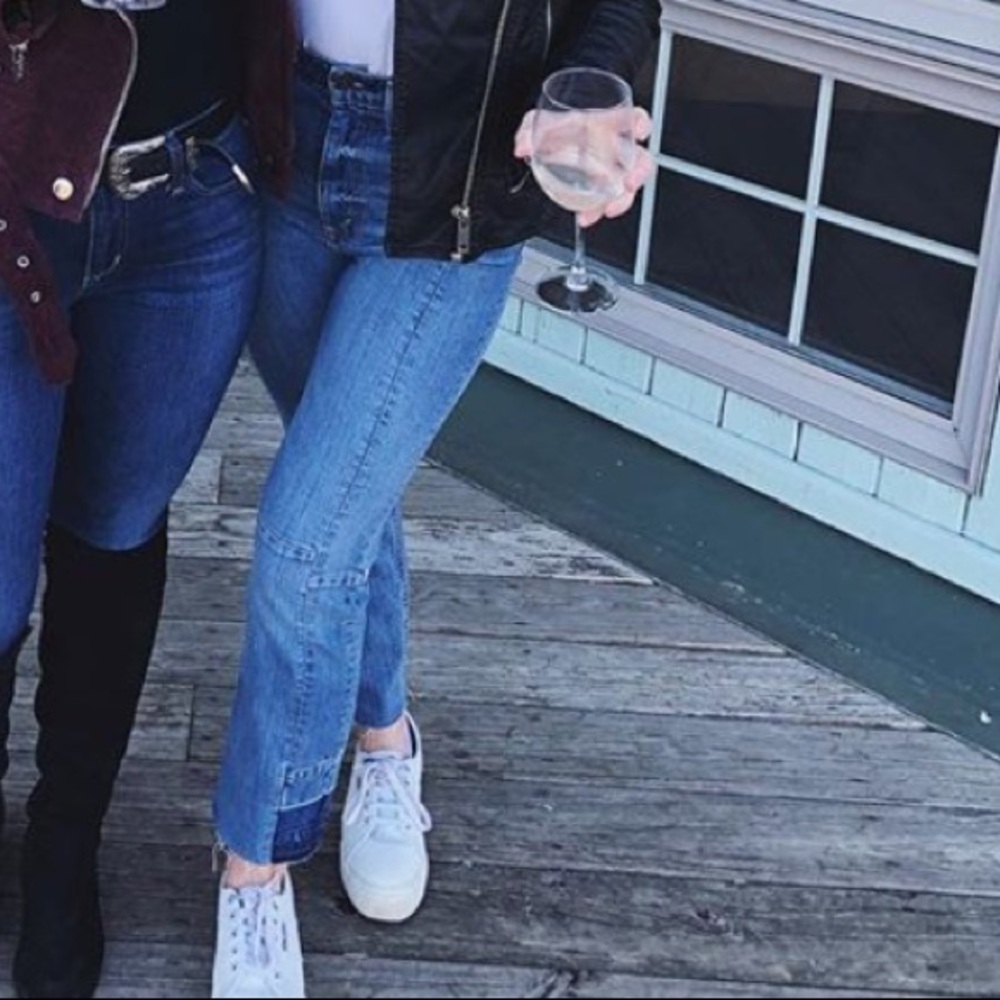 Abercrombie and Fitch high waisted jeans